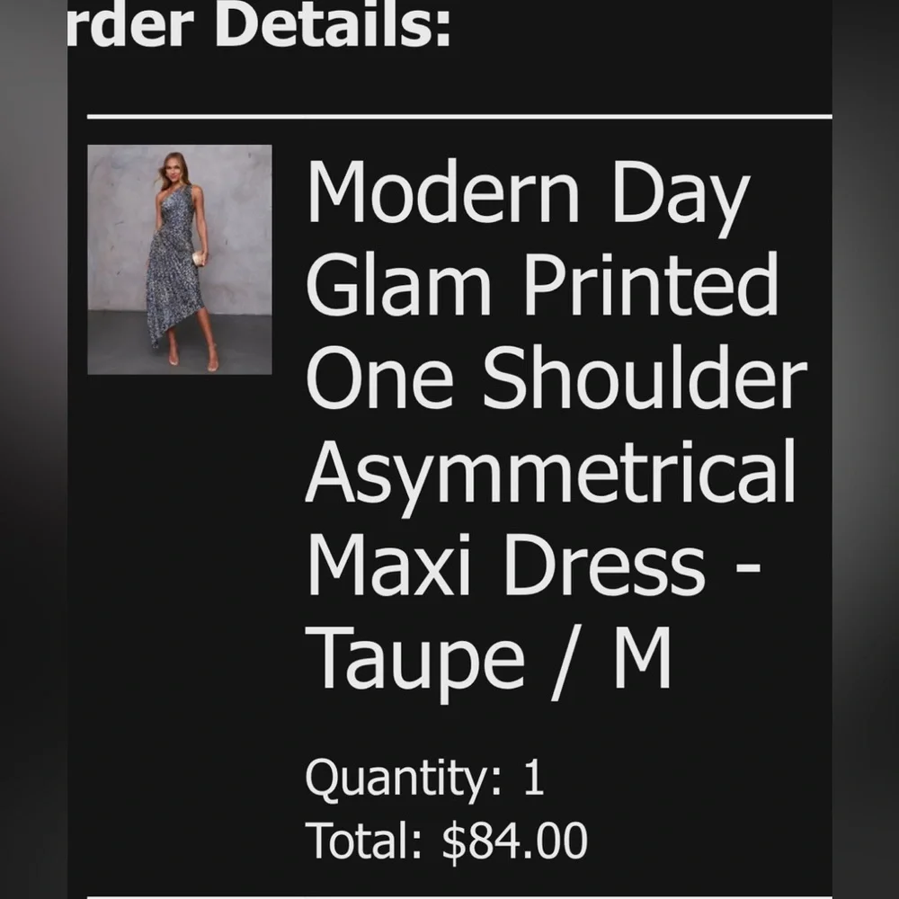 Vici Black and Tan Asymmetrical Cut Out Sundress - Picture 2 of 2